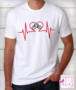 Koszulka I love Rower EKG